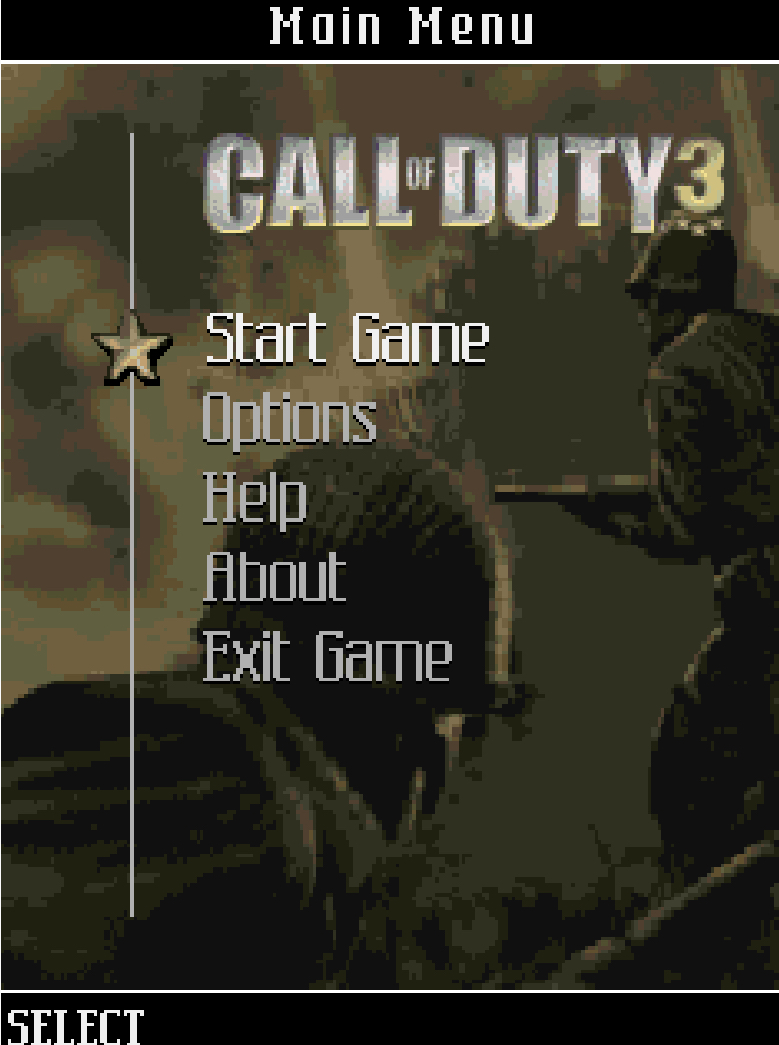 Call of Duty 3 Java Game