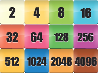 2048 Mania Java game artwork