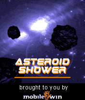 Asteroid Shower Java game artwork