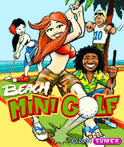Beach Mini Golf Java game artwork