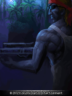 Contra V Hard Corps Java game artwork