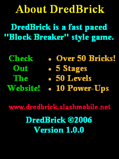 Dred Brick Java game artwork