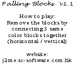 Falling Blocks Java game artwork