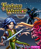 Fantasy Warrior Java game artwork