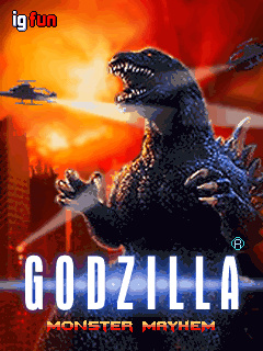 Godzilla Monster Mayhem Java game artwork