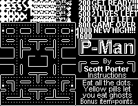 P Man 3410 Java game artwork