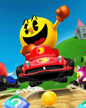 PAC MAN Kart Rally Java game artwork