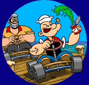 Popeye Kart Racing Java game artwork