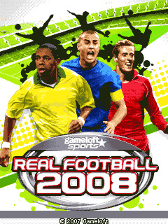 Real Football 2008 3D Java game artwork
