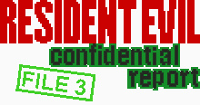Resident Evil Confidential Report 3 Java game artwork