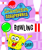 Sponge Bob Bowling Java game artwork