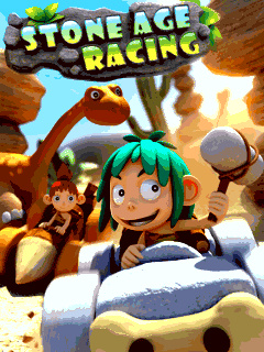 Stone Age Racing Java game artwork