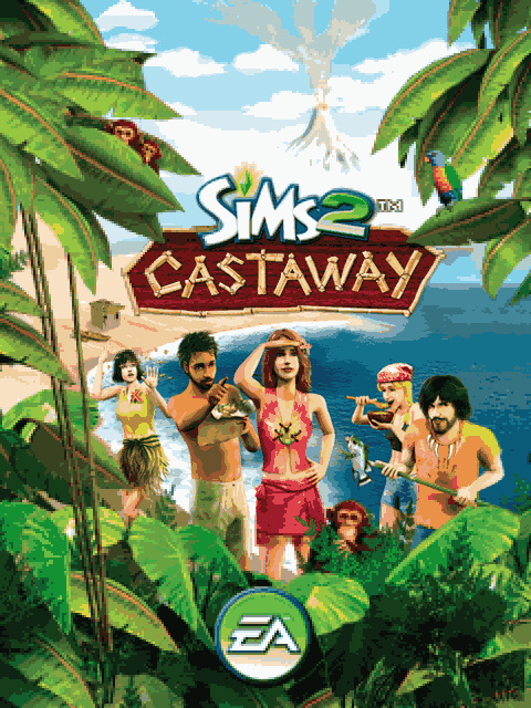 The Sims 2 Castaway Java game artwork