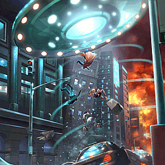 UFO Predator Java game artwork