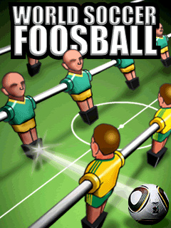 World Soccer Foosball Java game artwork