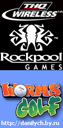 Worms Golf Java game artwork