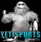 Yeti Sports 1 Pingu Throw 144 Java game artwork
